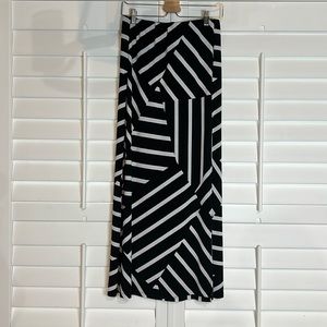 Black and white skirt
